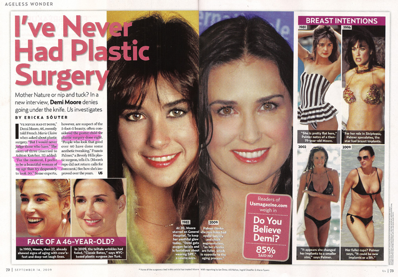 Illustration for article titled This Week In Tabloids: Lindsay May Have Robbed Herself; Demi's "Never" Had Plastic Surgery